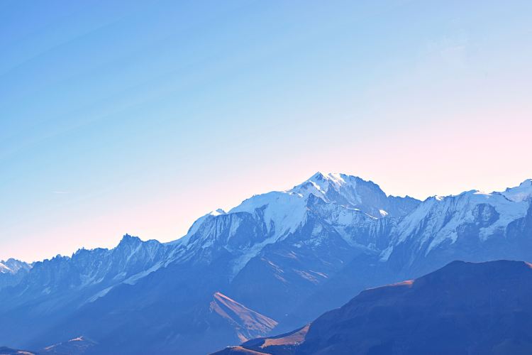 Mont Blanc, montagne, montgolfière